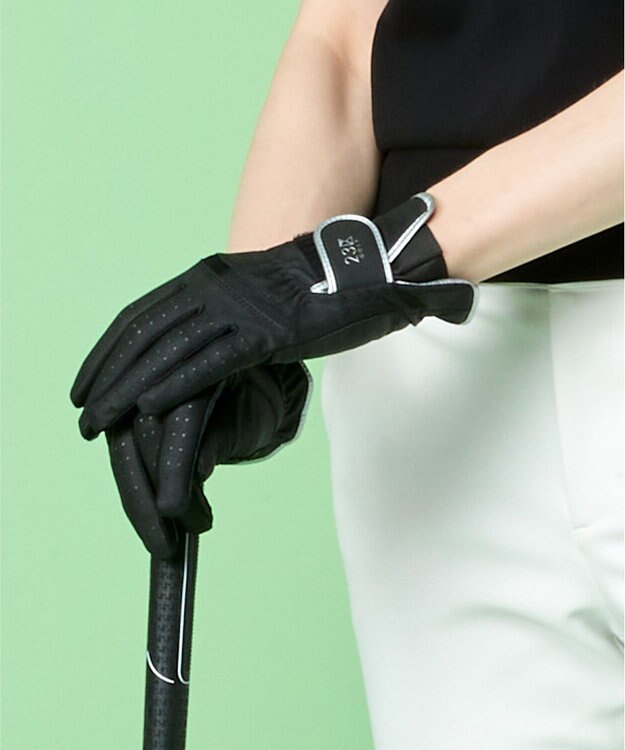 23区GOLF 【WOMEN】両手用 グローブ ブラック系