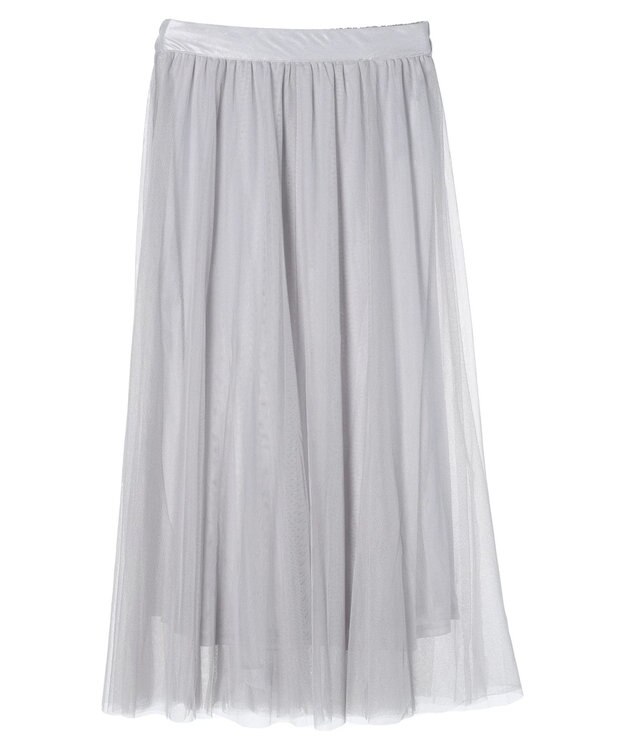 earth music&ecology チュールスカート Gray
