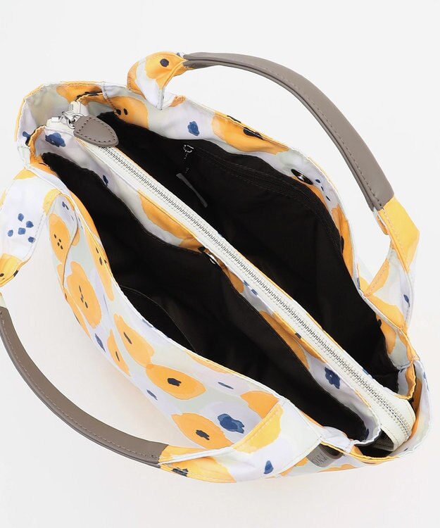 Y'SACCS 総柄プリントミニトートバッグ イエロー（花柄）