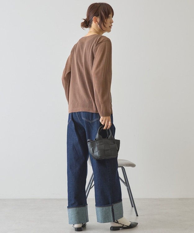 AMERICAN HOLIC シアーニットプルオーバー Brown