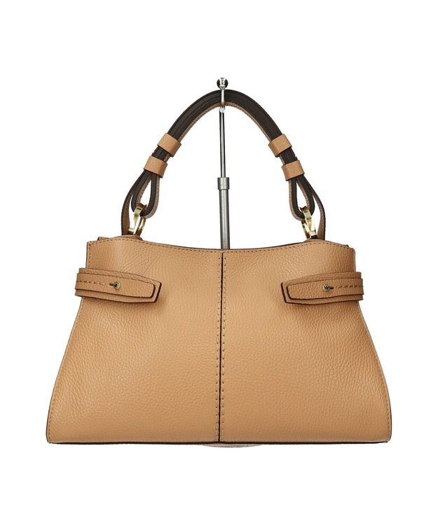 INTER-CHAUSSURES 【LORISTELLA】ベーシックレザーハンドバッグ ベージュ