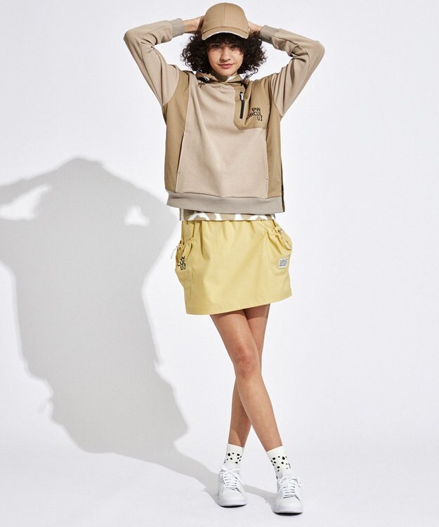 PW CIRCULUS 【WOMEN】DIMPLE  プルオーバー ゴルフウェア レディース ベージュ系