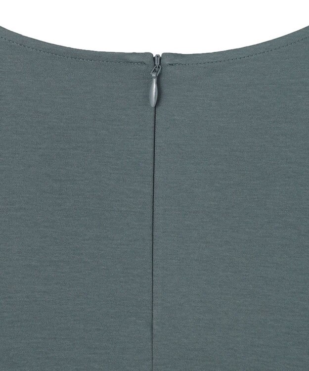 23区 【撥水加工/汗シミ防止/洗える】ティアードデザイン マルチワンピース ダークグリーン系