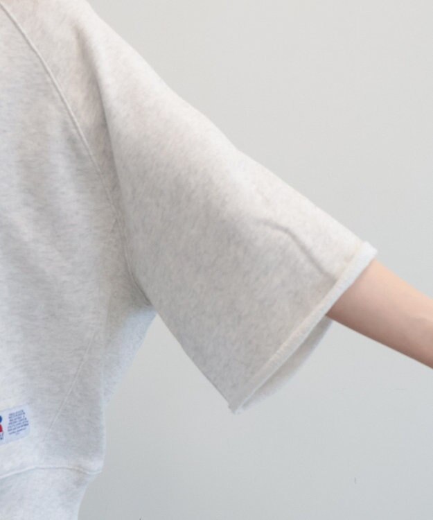 AMERICAN HOLIC 【RUSSELL】ロゴ半袖スウェット Gray Mixture