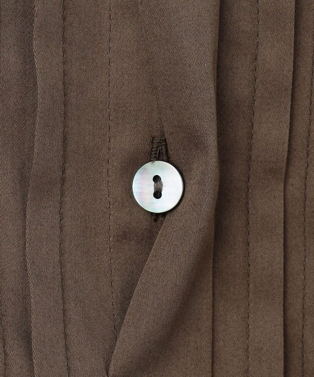 23区 S 【SLOW/一部店舗限定】ウォッシュドコットンサテン ブラウス ブラウン系