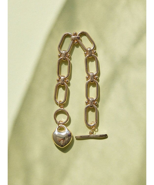 AMERICAN HOLIC デザインチェーンブレスレット Gold