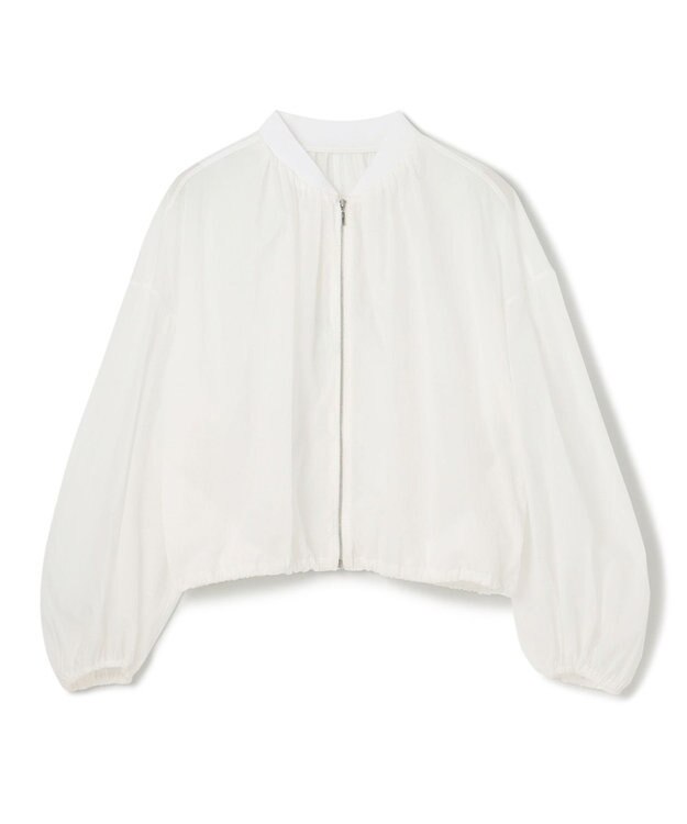 uncrave 【撥水・洗濯機洗い可】シアープルーフナイロン ブルゾン（uncrave STANDARD） ホワイト