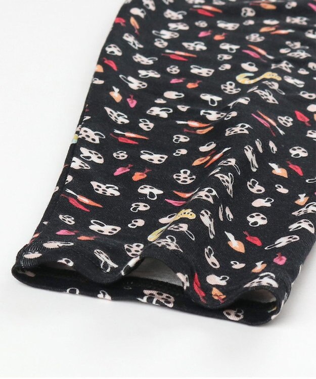 tsumori chisato SLEEP ツモリチサト ボトムス ベア天竺素材(本体) 長ズボン ルームウェア レディース UOX553/ワコール ブラック