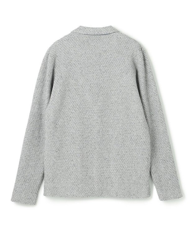 JOSEPH HOMME ストロータックステッチ　ニットジャケット ライトグレー系3