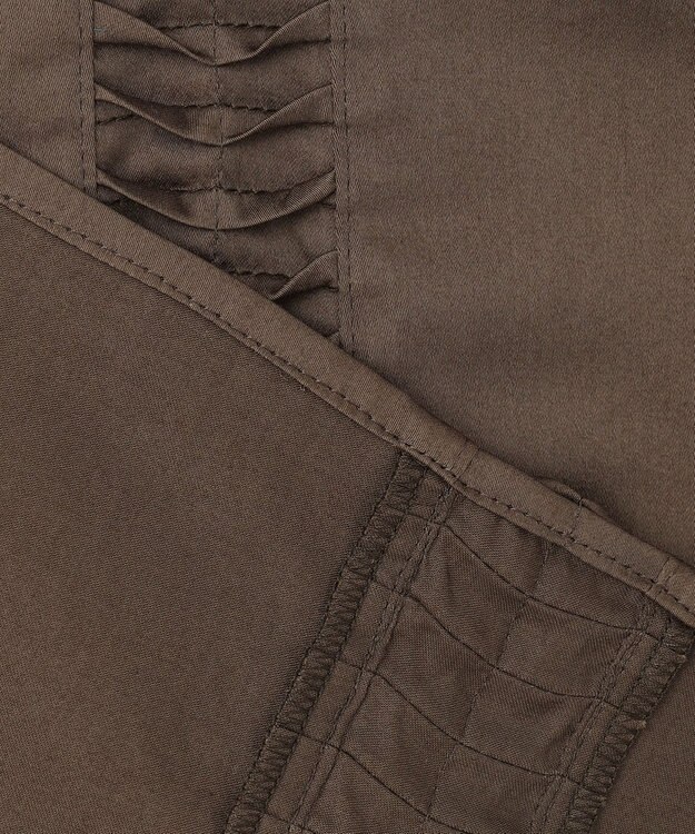 23区 S 【SLOW/一部店舗限定】ウォッシュドコットンサテン ブラウス ブラウン系