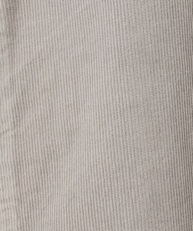 23区 【Oggi11月号掲載/洗える】コットン コーデュロイ スカート ライトグレー系