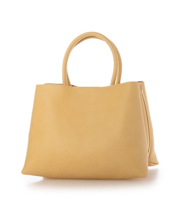 UNBILLION カシュカシュ cachecache / 三層2wayトートバッグ イエロー