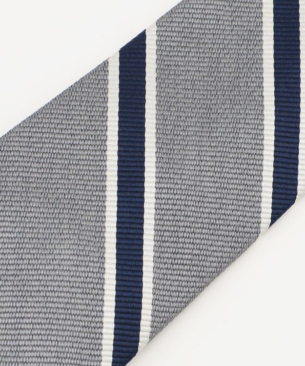 J.PRESS MEN 【STRUCTURE MIX COLLECTION】レジメンタル ネクタイ グレー系2