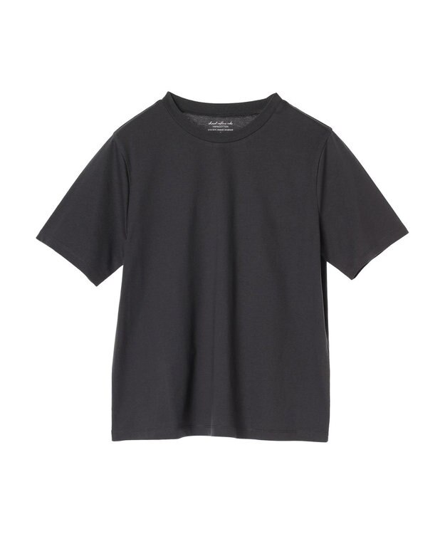 Green Parks 汗染み防止クルーネックＴシャツ Dark Gray