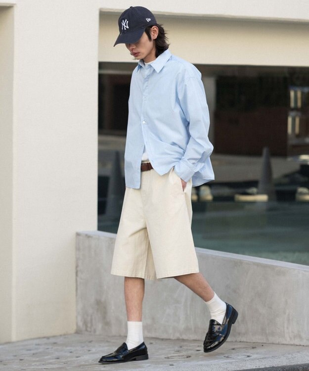 WEGO 【ウエストゴム/SMLサイズ展開】イージーコットンハーフパンツ ナチュラル