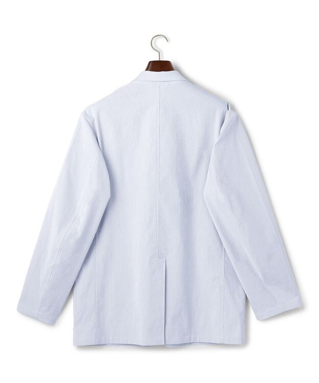 J.PRESS MEN 【J.PRES ORIGINALS】【UNISEX】Cordlane Seersucker 3B Sack Jacket サックスブルー系1
