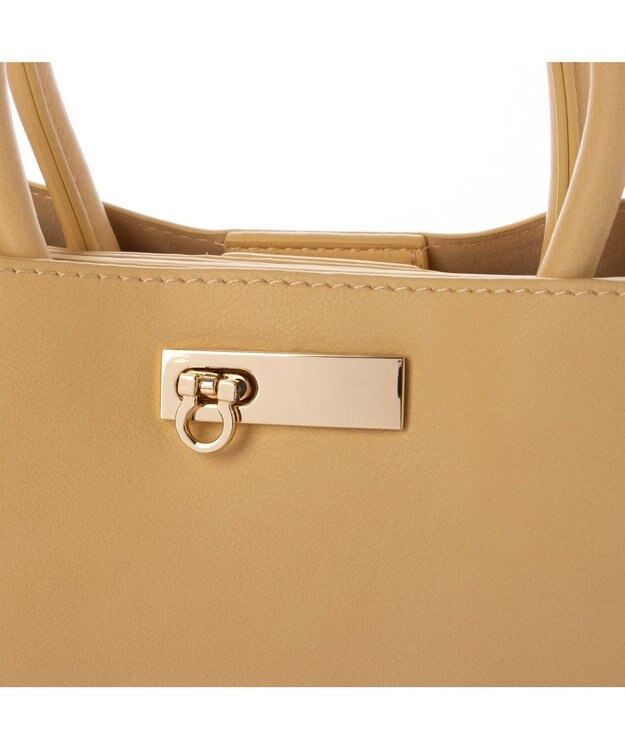 UNBILLION カシュカシュ cachecache / 三層2wayトートバッグ イエロー