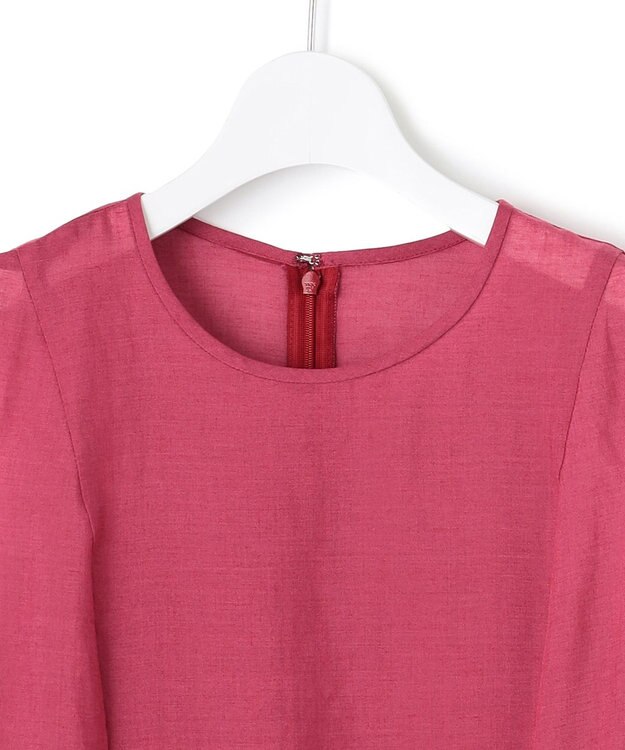 23区 【一部店舗限定/接触冷感/洗える】ラミータンブラー ノースリーブ ワンピース ローズ系