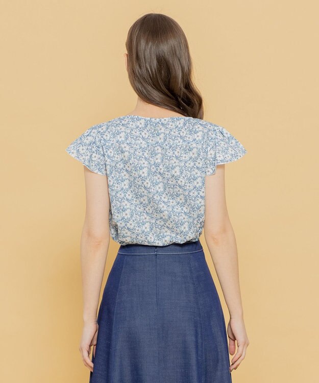 TOCCA 【LIBERTY社オリジナル素材】【洗える！】FLORAL STORY ブラウス ブルー系5