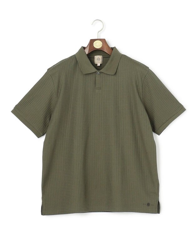 J.PRESS MEN 【KING SIZE】【J.PRESS PREMIUM JERSEY】スキッパー ポロシャツ カーキ系