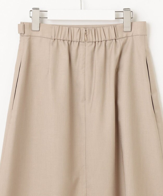 J.PRESS LADIES 【セットアップ対応・洗える・UVケア・速乾】 OXIJEWELストレッチ スカート ベージュ系