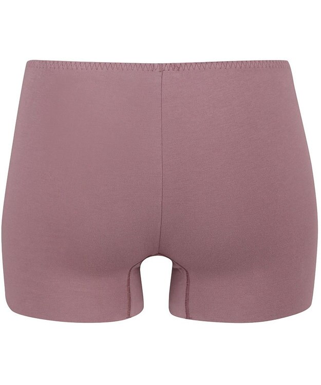 Wing あったかインナーボトム 綿100％(肌側) アウターにひびきにくい ムレにくい 【綿の贅沢ここちフラット】 一枚ばき可能 1分丈 秋 冬 ER4171 ウイング／ワコール ワイン