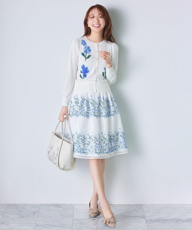 TOCCA 【キャンセル分発売】【洗える！】SPRING SIGN CARDIGAN カーディガン アイボリー系