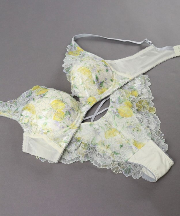 WACOAL 【重力ケアブラ】 ノンワイヤーブラ バストを重力から守る まる胸をキープ ラクなつけごこち Gカップまで対応 大きいサイズ レディース BXB194 /ワコール イエロー