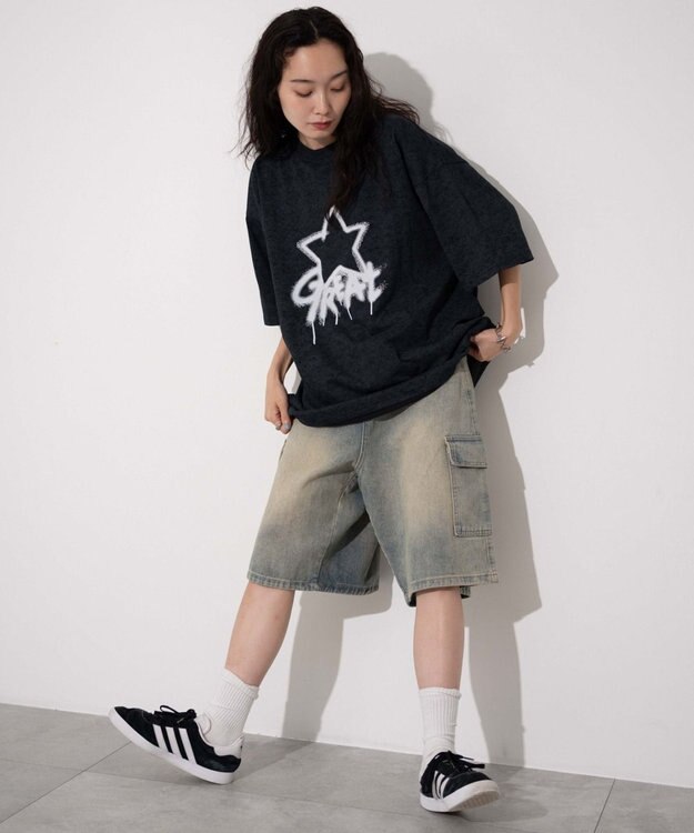 WEGO 【ユニセックス着用ITEM】スノーダイグラフィックT ブラックその他