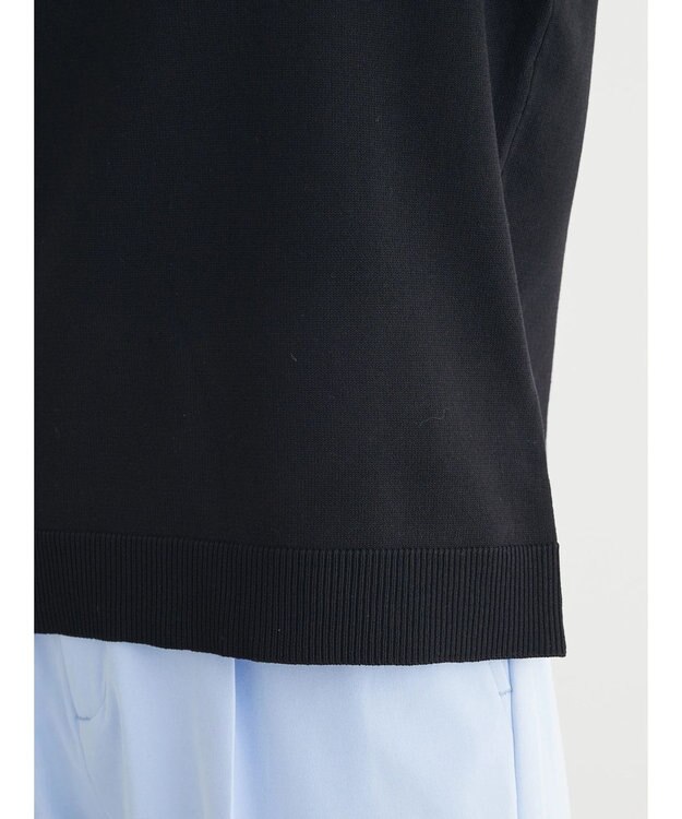 Green Parks プリーツ袖ニットプルオーバー Black