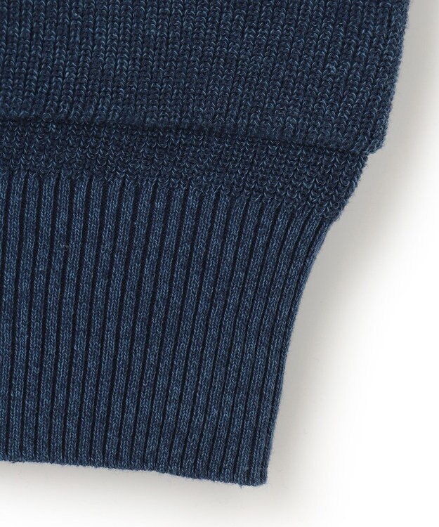 J.PRESS YORK STREET 【UNISEX】デニムルックカーディガン サックスブルー系