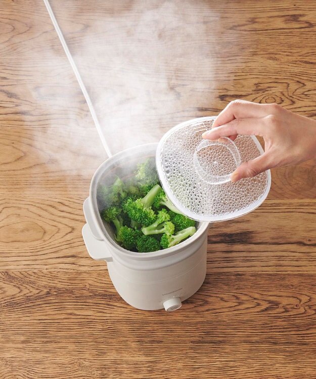 YAMATO テーブル＆キッチン フードスチーマー　プラス / VFS-20-I アイボリー