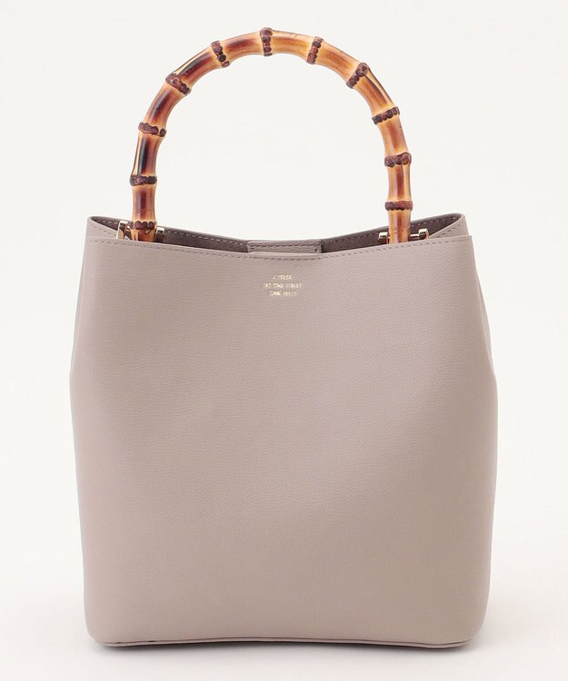 J.PRESS LADIES 【3点セット・A4サイズ収納可】マトリョーシカ トート バッグ グレー系