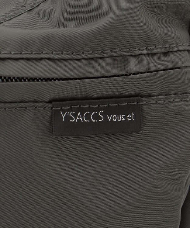 Y'SACCS 【Y’SACCS vous et】サイドジップショルダー ダークグレー
