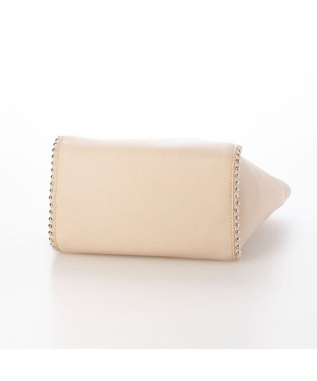 UNBILLION 【テレビ ドラマ着用アイテム】カシュカシュ cachecache / ボールチェーン2wayミニトートバッグ アイボリー