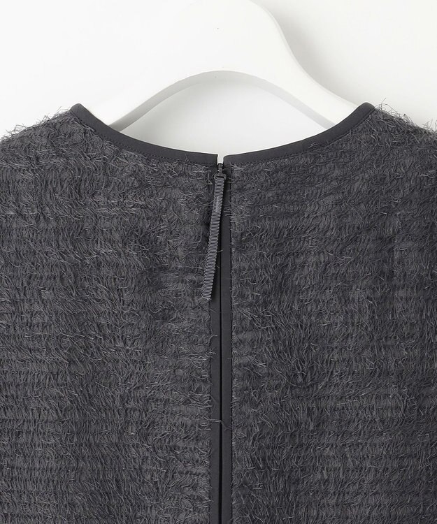 自由区 L 【カタログ掲載】ループカットジャカード ワンピース スレート