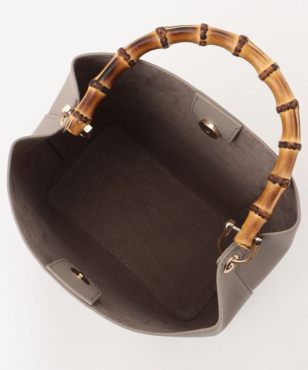 J.PRESS LADIES 【3点セット・A4サイズ収納可】マトリョーシカ トート バッグ グレー系