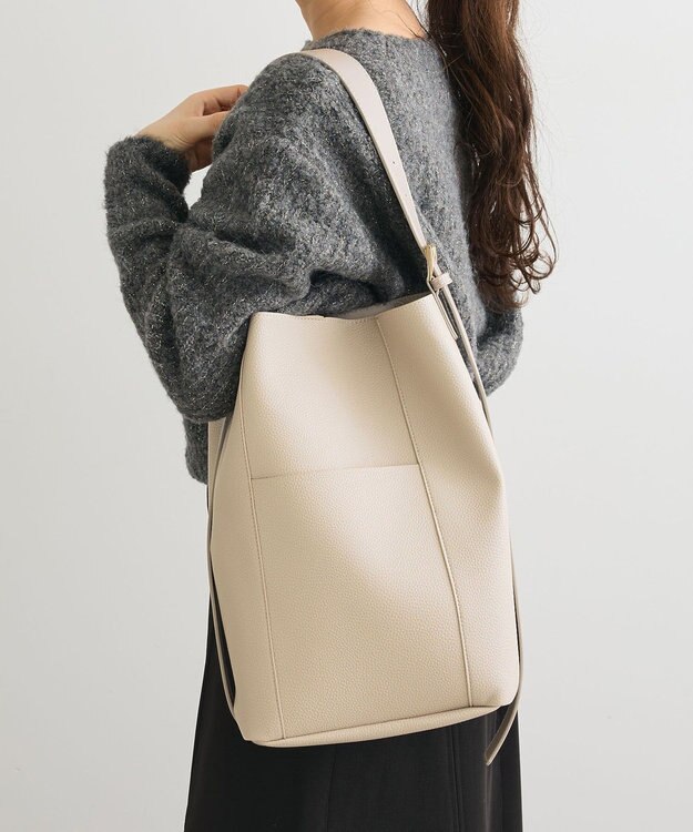 Green Parks ＫＯＳＳＯＲＥＣＯ軽量合皮ポーチ付ショルダー Gray