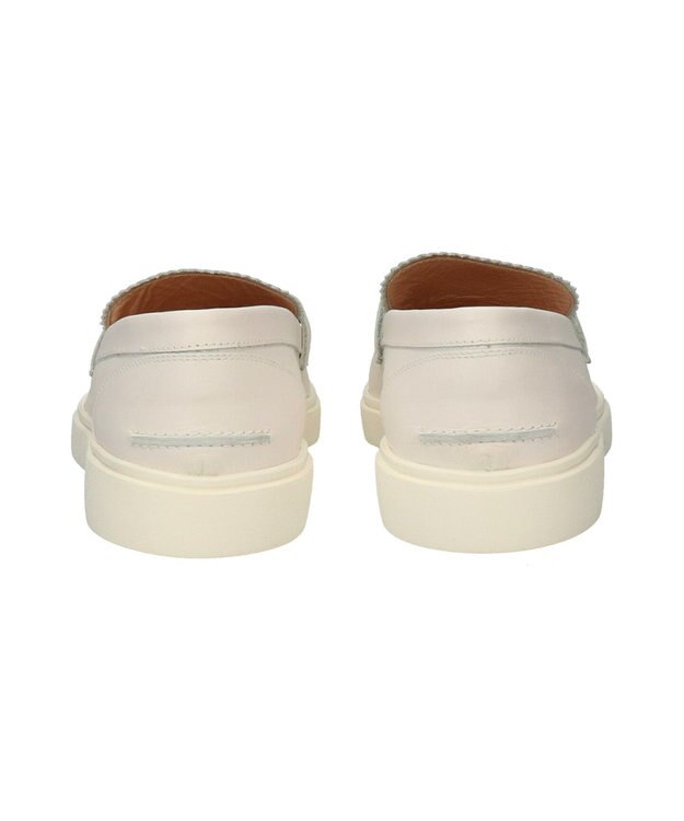 INTER-CHAUSSURES 【PASCUCCI】モールドソールビットローファー ホワイト