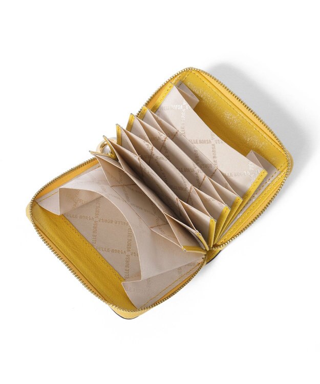 PELLE BORSA コンパクト財布 Minato ミナト 3503 イエロー
