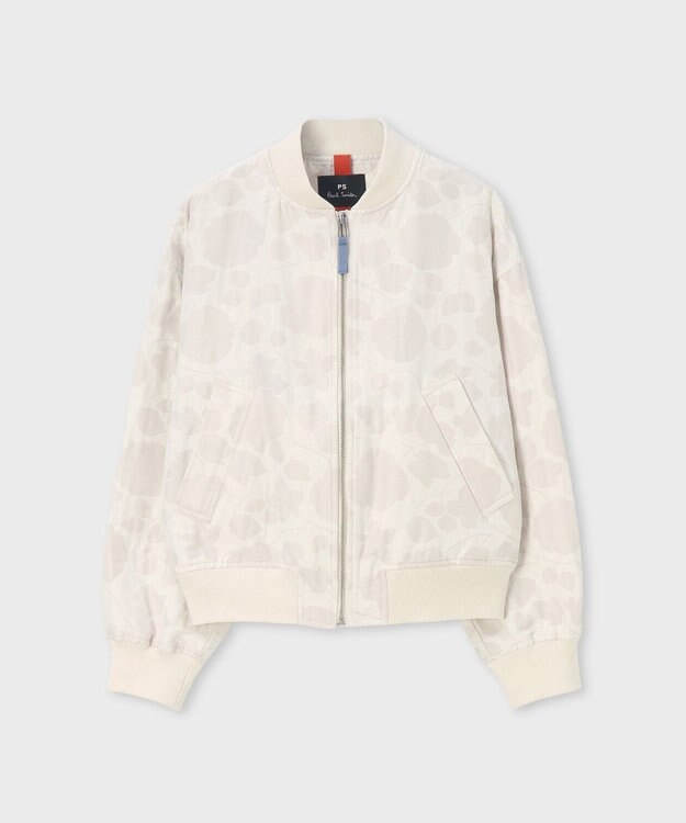 Paul Smith Perforated Floral ジャカード ブルゾン アイボリー