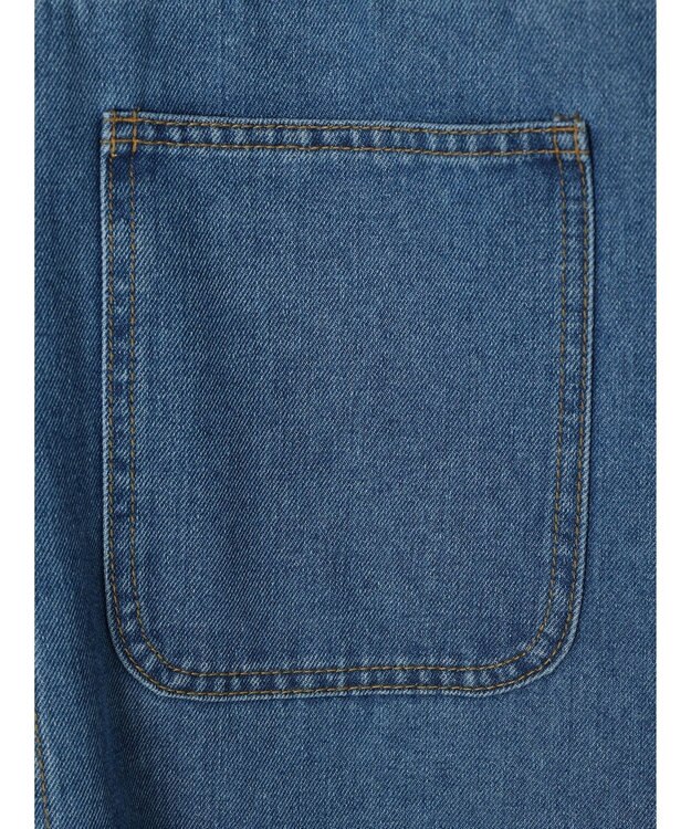 Green Parks デニムサロペットスカート Light Indigo