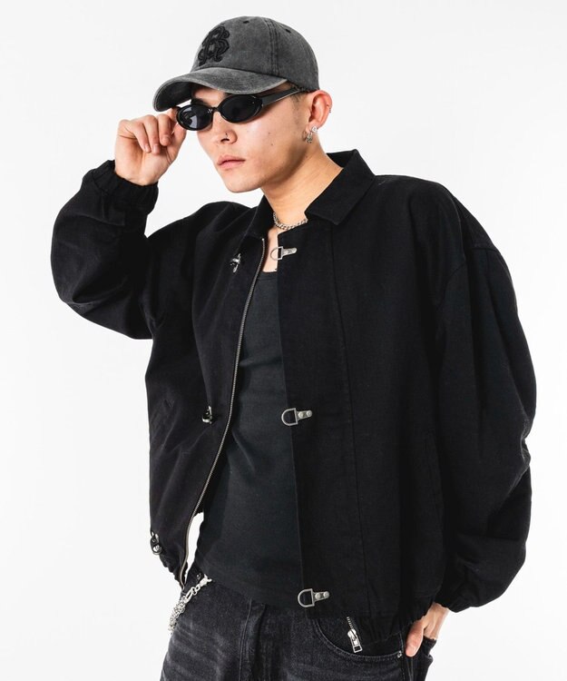 WEGO 【ユニセックス着用ITEM】ファイヤーマンジャケット ブラック