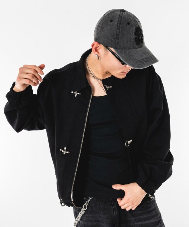 WEGO 【ユニセックス着用ITEM】ファイヤーマンジャケット ブラック