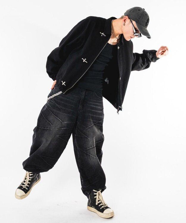 WEGO 【ユニセックス着用ITEM】ファイヤーマンジャケット ブラック