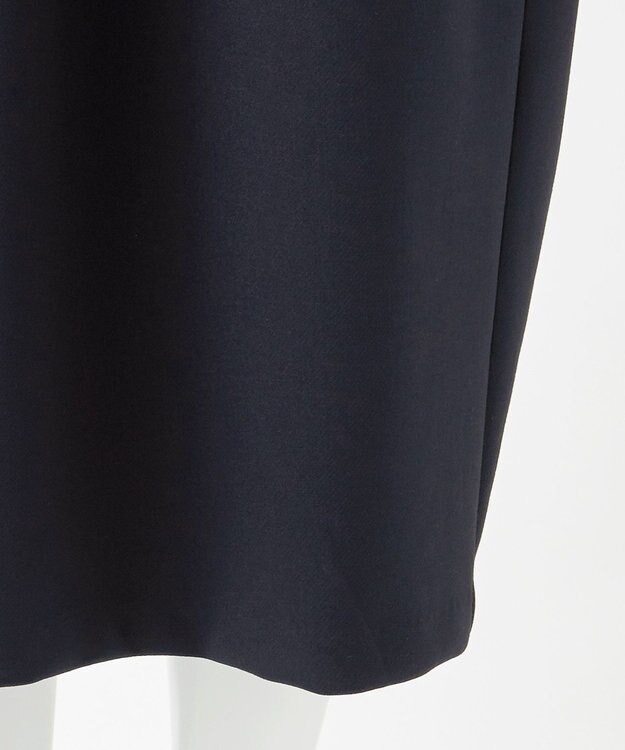 23区 S 【R(アール)】ダブルクロス レース襟 ワンピース ネイビー系