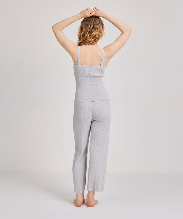 une nana cool とろみ素材がここちよいカップ付きキャミソール　moi room（モアルーム） グレー