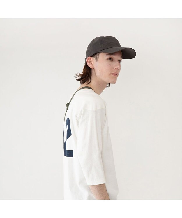 林八百吉商店 Champion バックサテンロゴハイキャップ チャコール