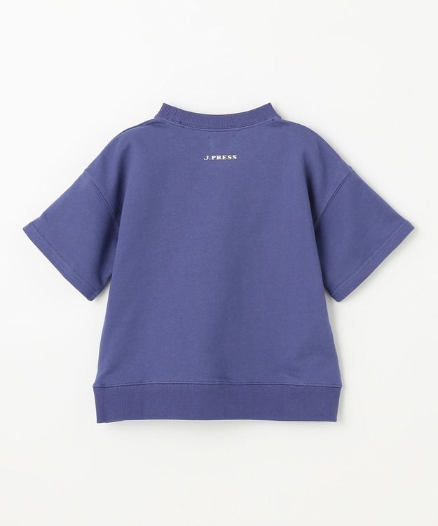 J.PRESS KIDS 【100-130cm】バックブル ミニ裏毛 半袖トレーナー ダルブルー系