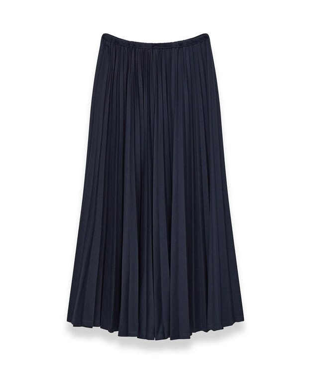 JOSEPH 【洗える】コットンプリッセ　スカート Navy